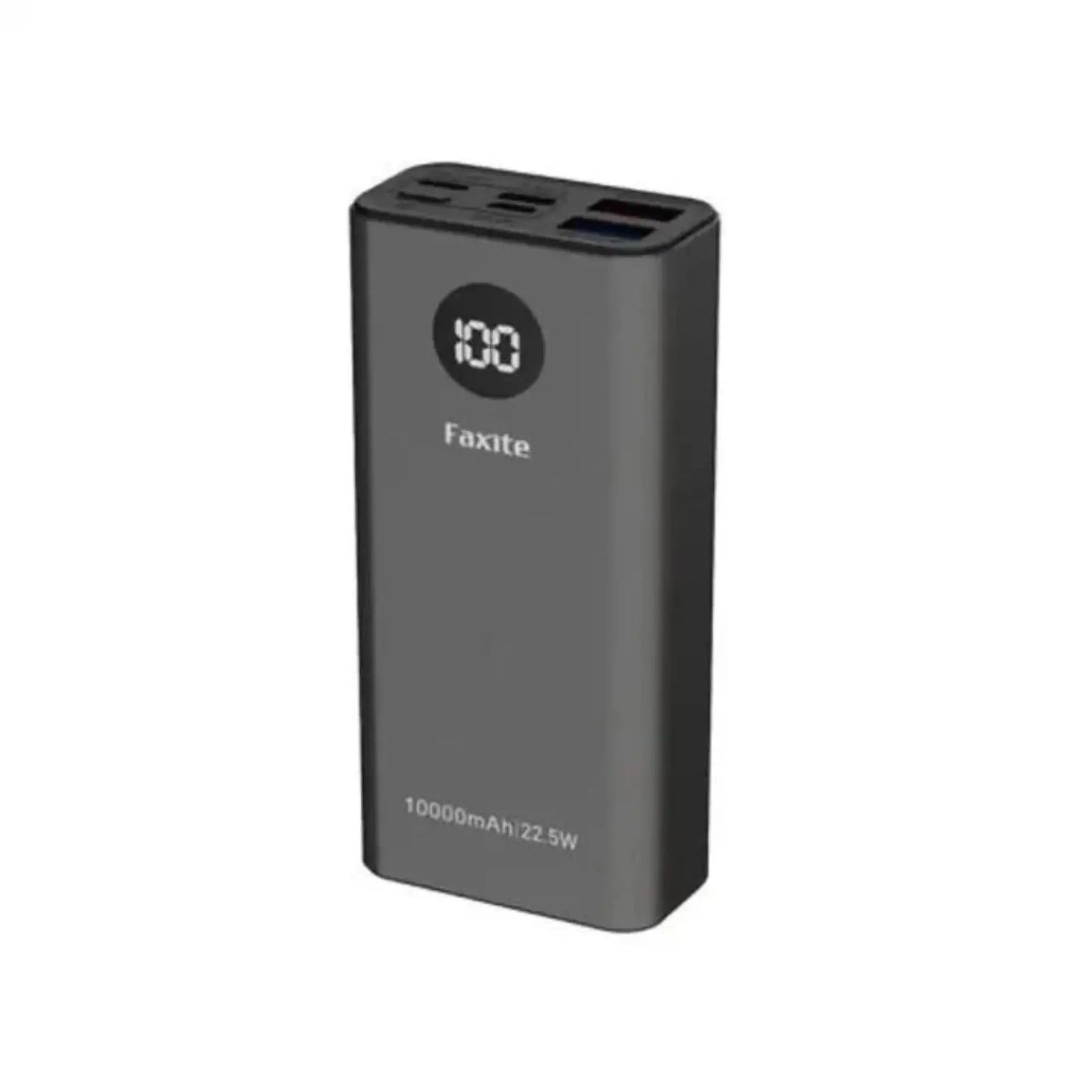 FAXITE M10Pro 10000mAh Power Bank – 22.5W Quick Charge 4.0, Metal Body, Digital Display | Best Price in Pakistan | Techcooked.pk