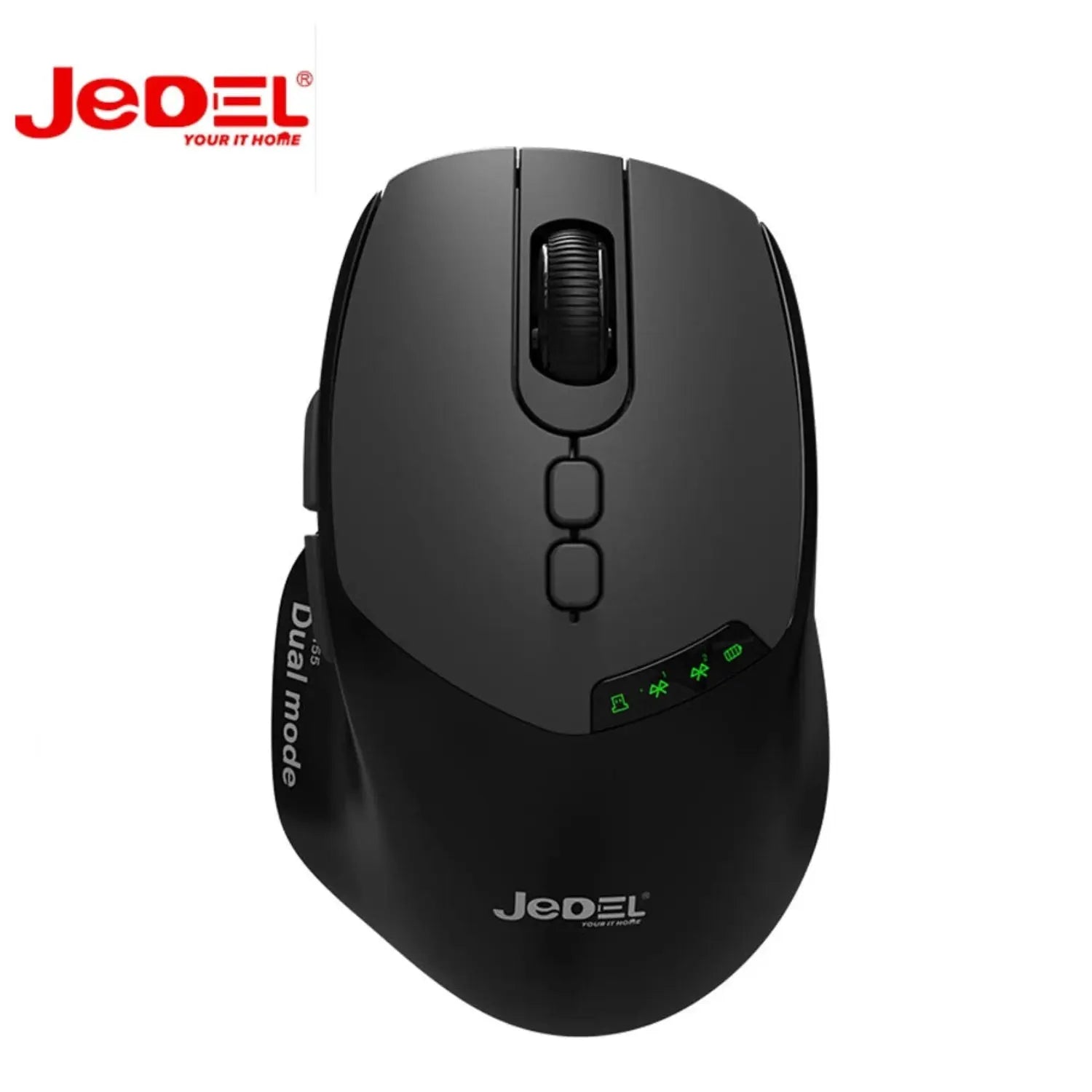JEDEL WD155 7D Dual-Mode Mouse – Wireless, Bluetooth, Rechargeable – Best Price in Pakistan | Techcooked.pk