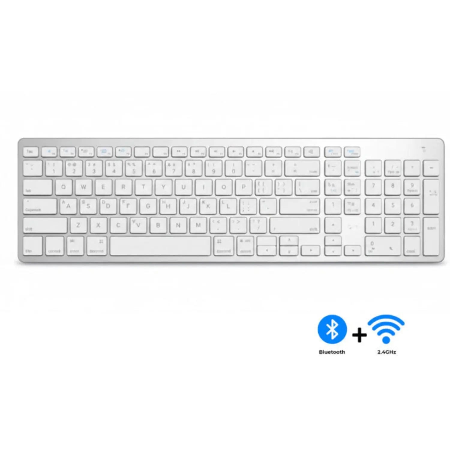JEDEL WKB105 Dual‑Mode Wireless Keyboard – Bluetooth + 2.4G, Slim &amp; Stylish – Best Price in Pakistan | Techcooked.pk