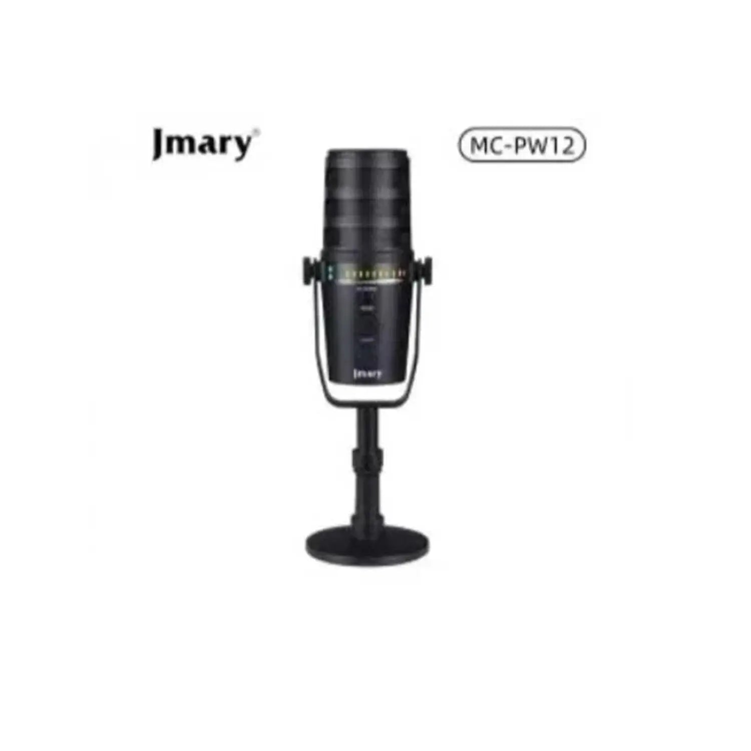 JMARY MC-PW12 USB Mic 360 Degree Rotating Zero Latency Desktop Microphone – Best Price in Pakistan | Techcooked.pk