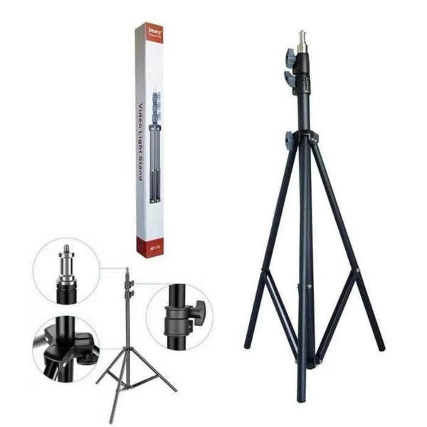 JMARY MT-75 Ring Light Tripod Stand 7ft – High Quality Imported for Lighting, Softbox, Umbrella, Camera – Best Price in Pakistan | Techcooked.pk