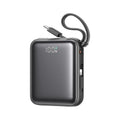 JOYROOM JR-PBF27 10000mAh 22.5W Mini Power Bank with Dual Cables Black – Price in Pakistan | Techcooked.pk