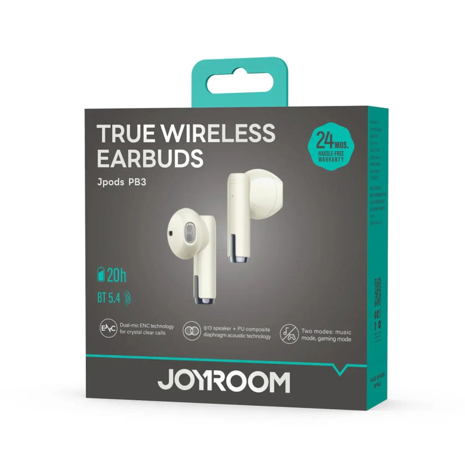 JOYROOM Jpods JR-PB3 True Wireless Bluetooth Earphones Beige – Price in Pakistan | Techcooked.pk