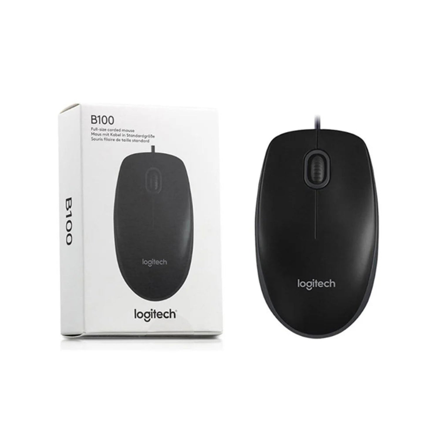 LOGITECH B100 Optical USB Mouse — Best Price in Pakistan | Techcooked.pk