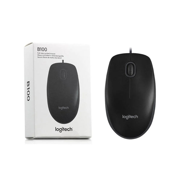 LOGITECH B100 Optical USB Mouse — Best Price in Pakistan | Techcooked.pk
