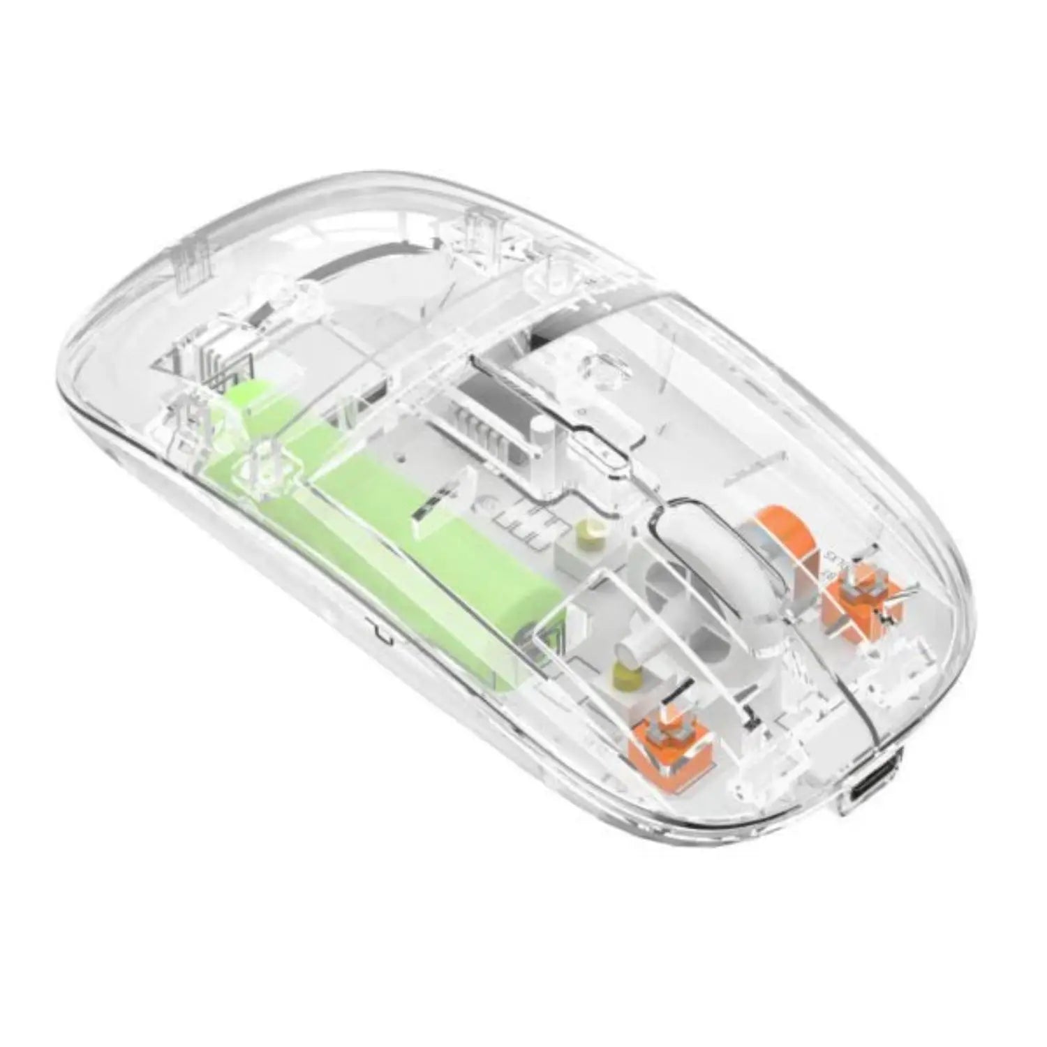 New Transparent Wireless + Bluetooth Dual-Mode Rechargeable Mouse Price in Pakistan | Techcooked.pk