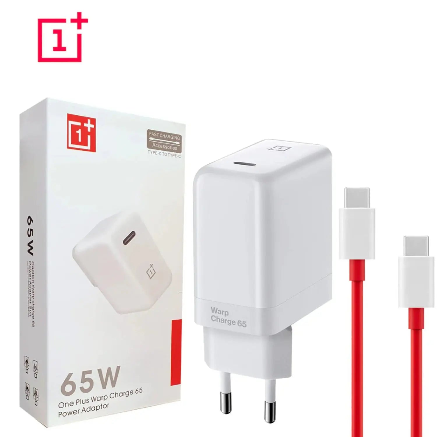OnePlus 65W Original Super Fast Warp Charge (EU Pin) With USB Type-C to Type-C Cable – Price in Pakistan | Techcooked.pk