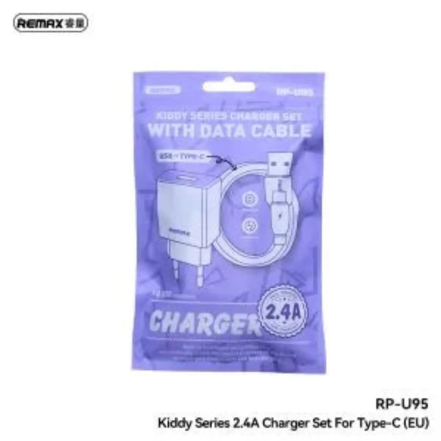 REMAX RP-U95-C 2.4A EU Charger Kiddy Series Charger Set with Cable – Price in Pakistan | Techcooked.pk