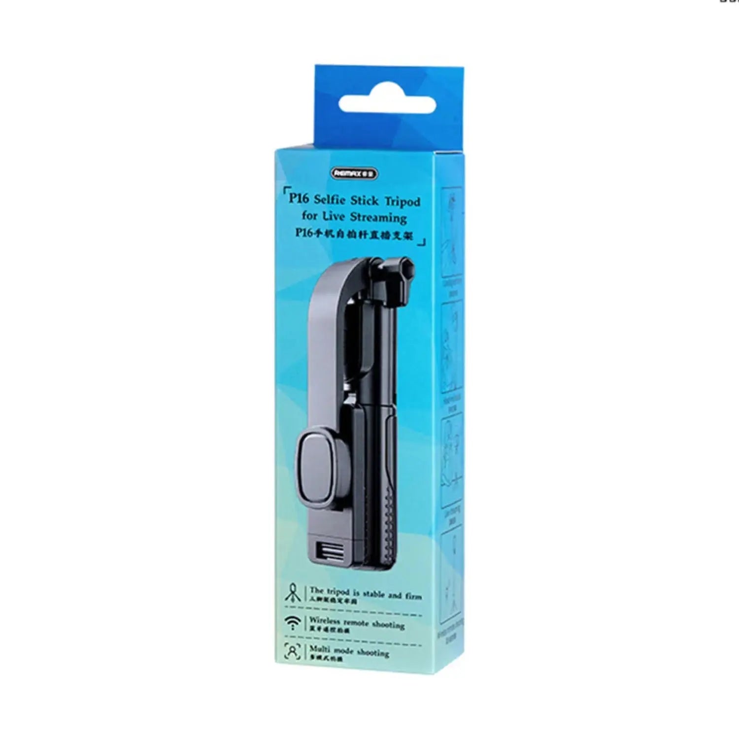 Remax P16 Black Selfie Stick Tripod for Live Streaming 0.8m – Price in Pakistan | Techcooked.pk