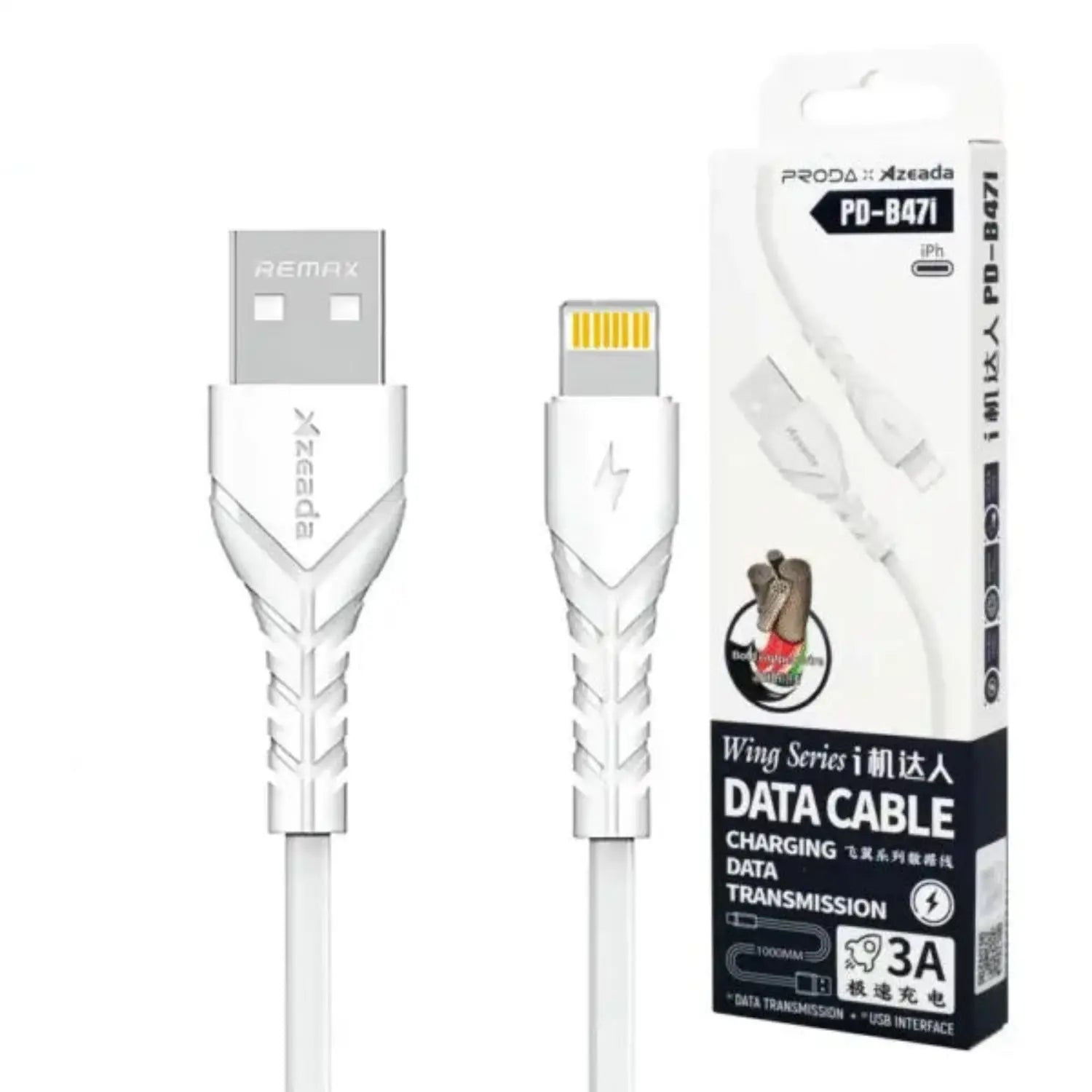 Remax Proda B47i USB-A to iPhone Cable – Price in Pakistan | Techcooked.pk