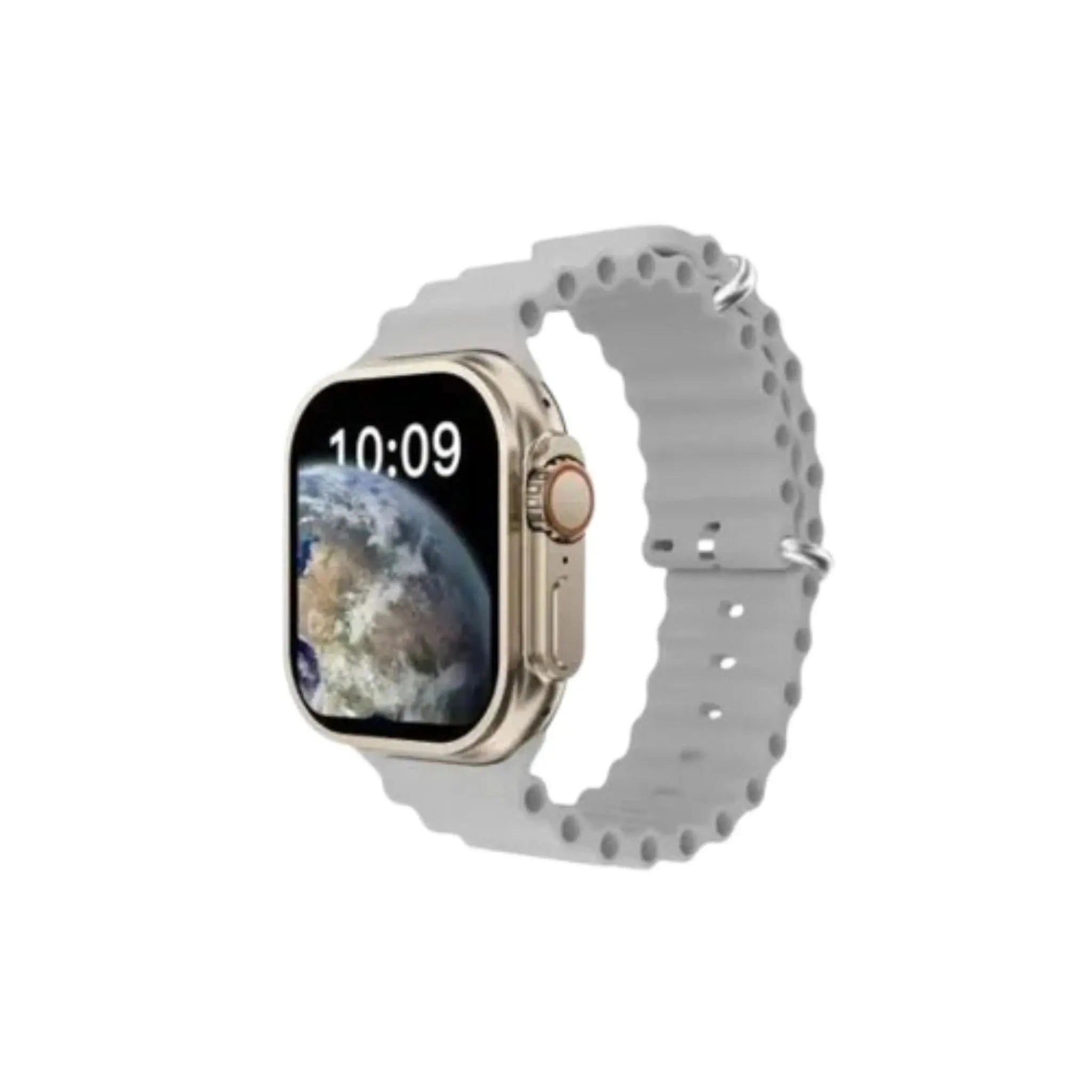 S9 Ultra 49MM (3 Straps) Smart Watch Series 9 – Metal Milanese Strap, Bluetooth Voice Call, 2.2” white| Techcooked.pk