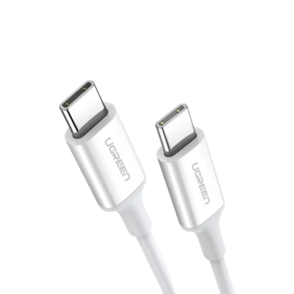 UGREEN L303 USB-C to USB-C 60W PD Cable White 45642 | Best Price in Pakistan | Techcooked.pk